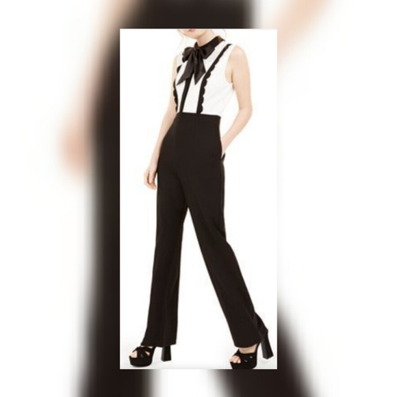 Betsey Johnson Pants - Betsey Johnson Bow-Tie Jumpsuit - Macy's 4 NWT